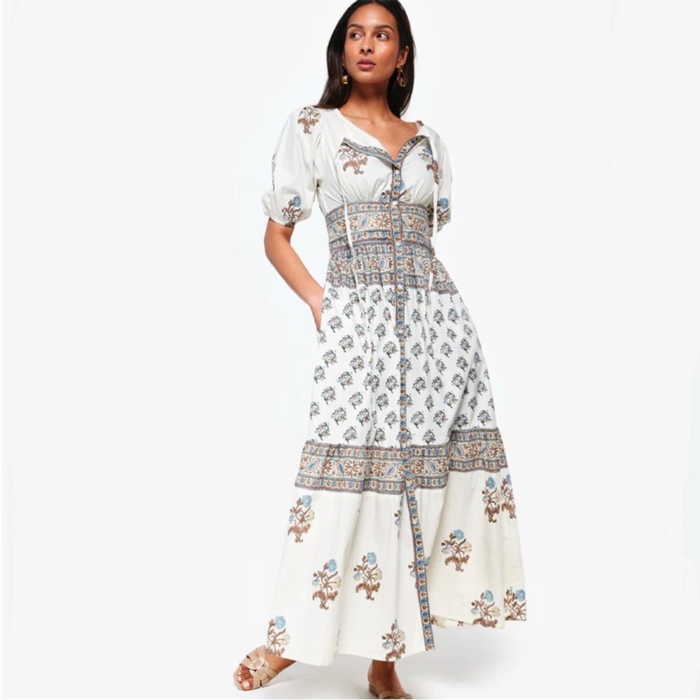 HANNAH Camilla Sandwhisper Ellipse Maxi Dress, NWT!! size 3 (XL) Perf for summer